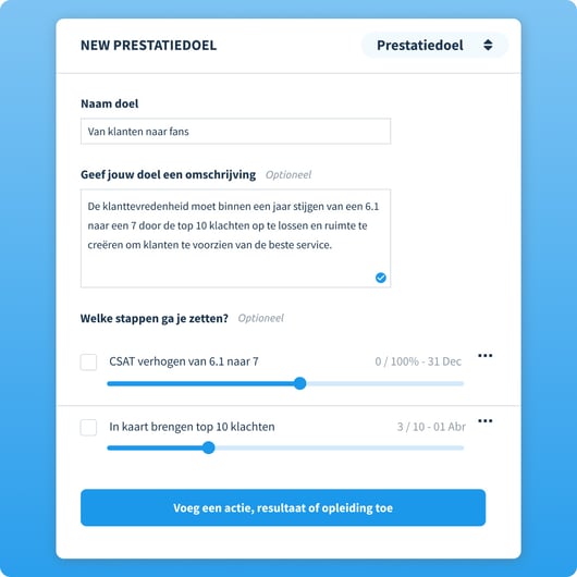 Nmbrs Perform SMART goals rounded corners